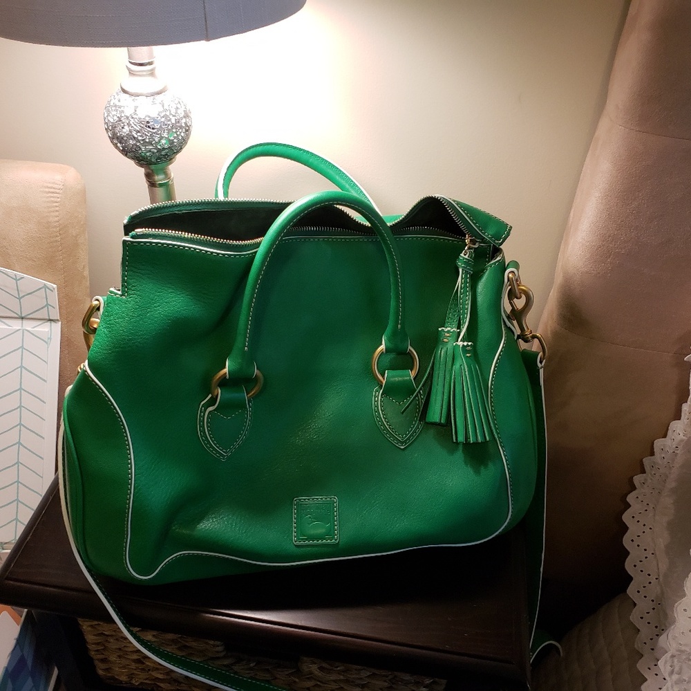 Authentic Dooney & Bourke Green Purse